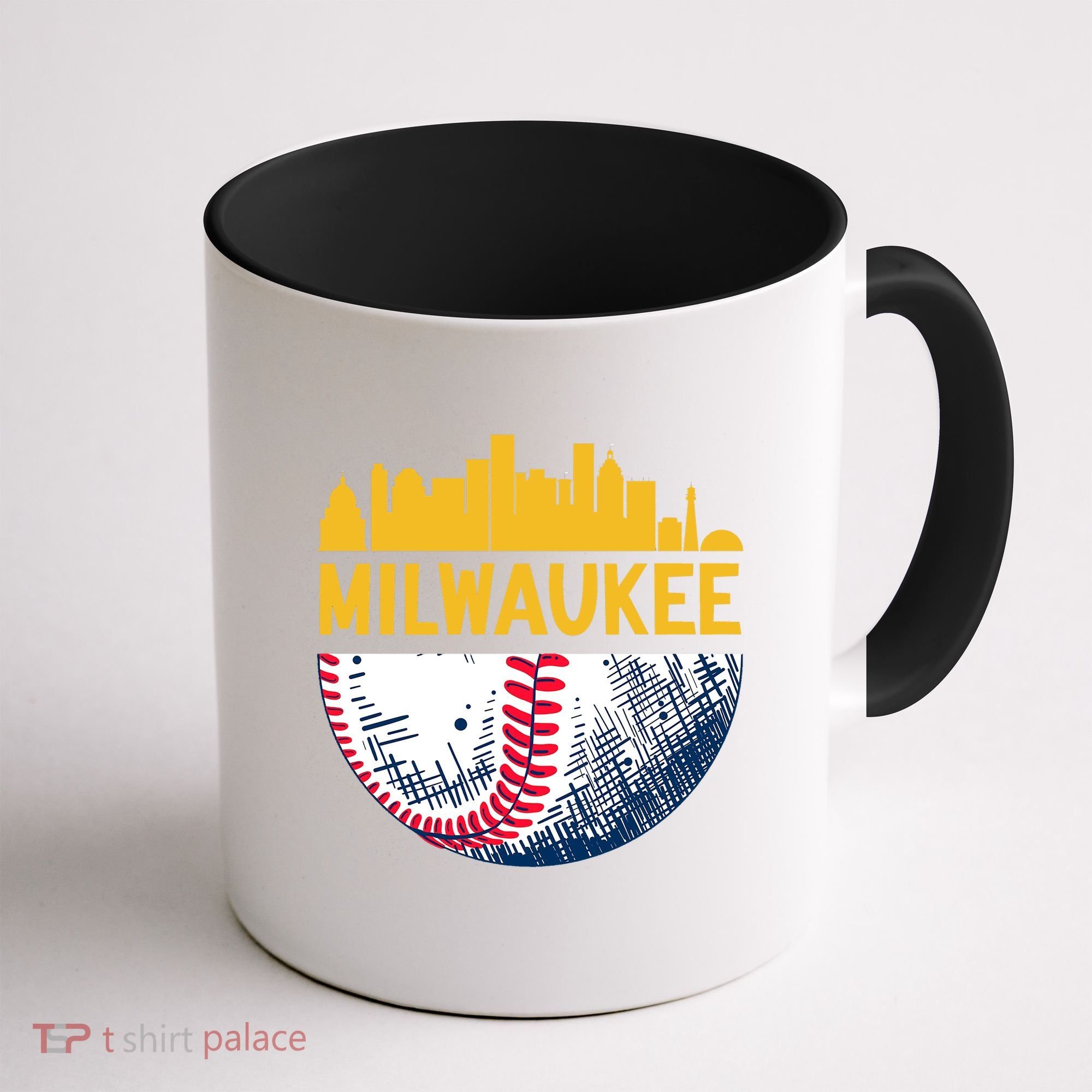 Milwaukee Baseball Lover Baseball Player Retro Sporty Coffee Mug