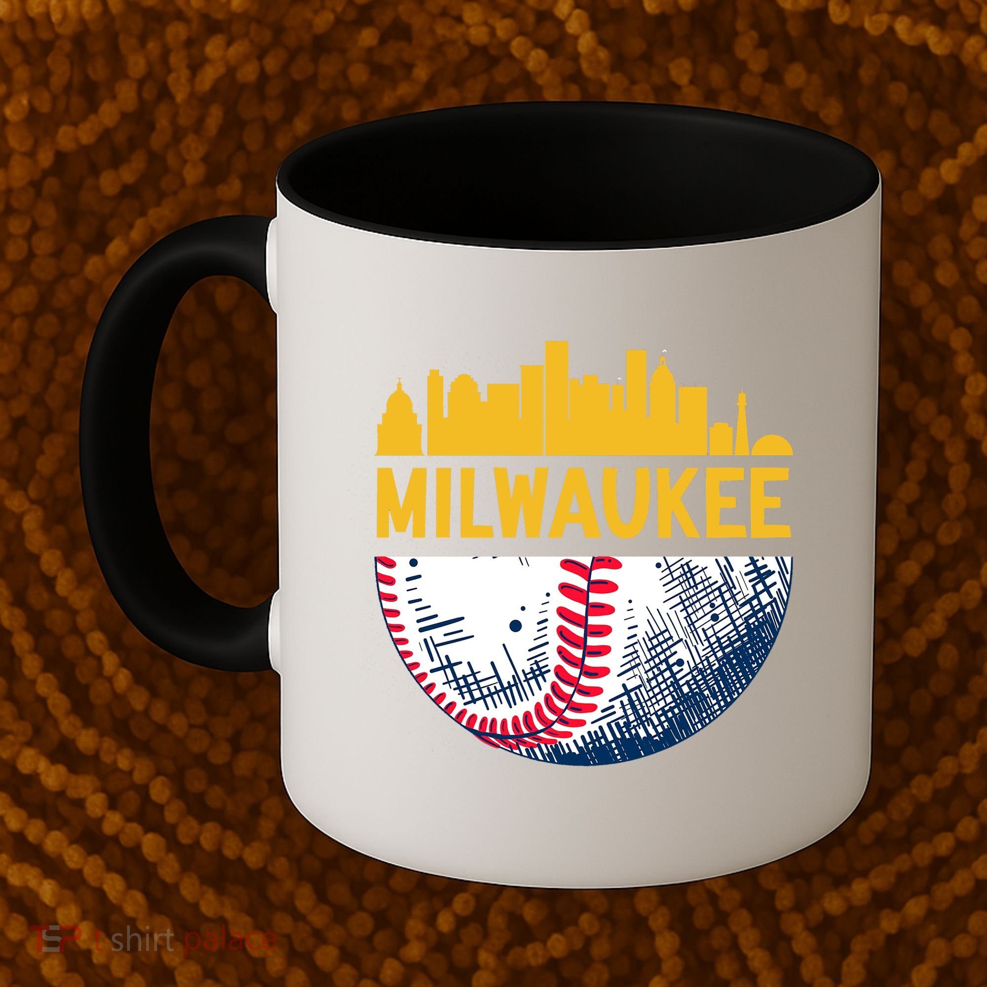 Milwaukee Baseball Lover Baseball Player Retro Sporty Coffee Mug