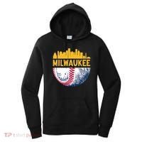 Milwaukee Baseball Lover Baseball Player Retro Sporty Women's Hoodie thumb 0