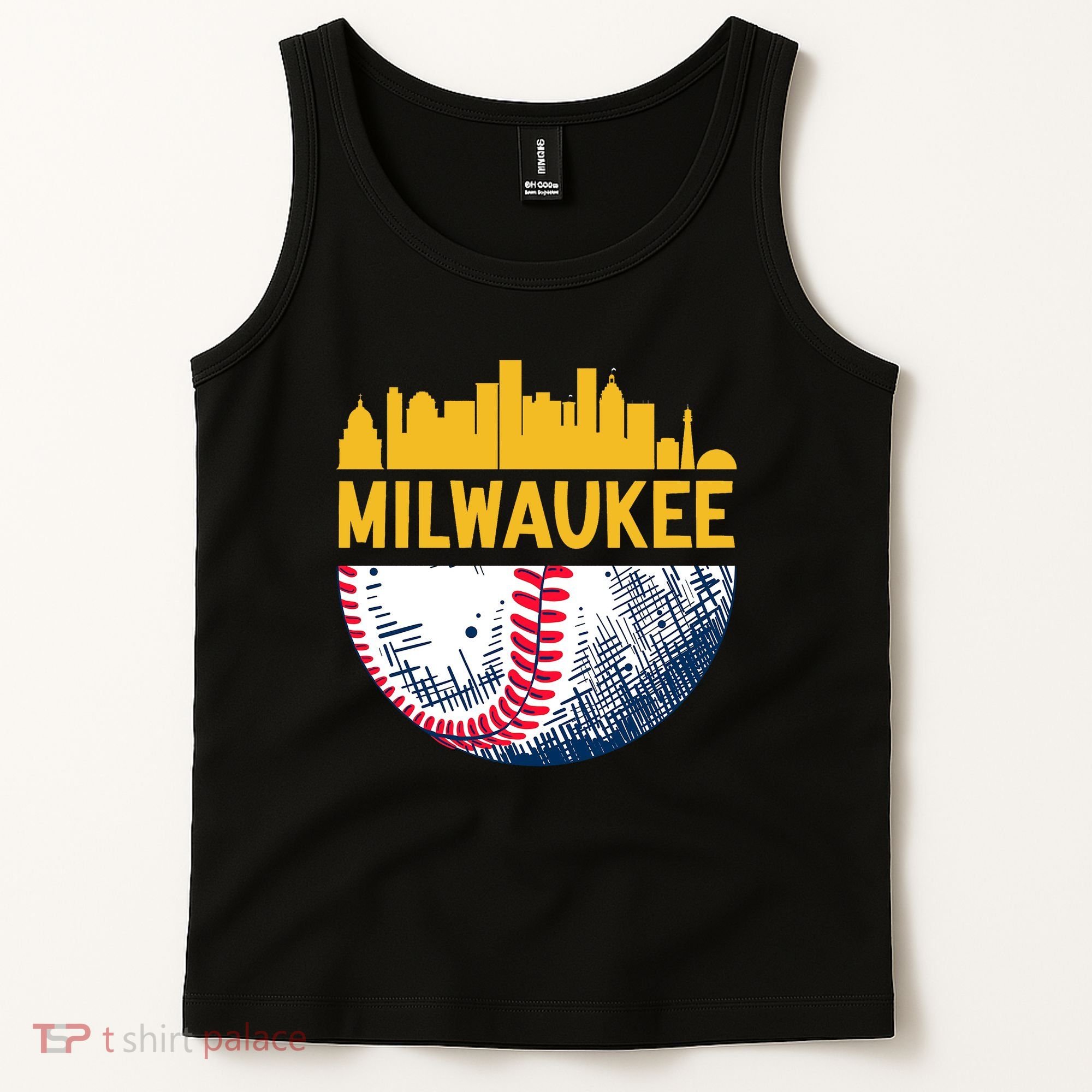 Milwaukee Baseball Lover Baseball Player Retro Sporty Tank Top