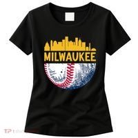 Milwaukee Baseball Lover Baseball Player Retro Sporty Women's T-Shirt thumb 0
