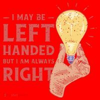 May Be Left Handed But I'm Always Right Santa Hat thumb 1