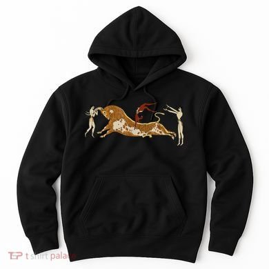 Minoan Bull Leaping Hoodie