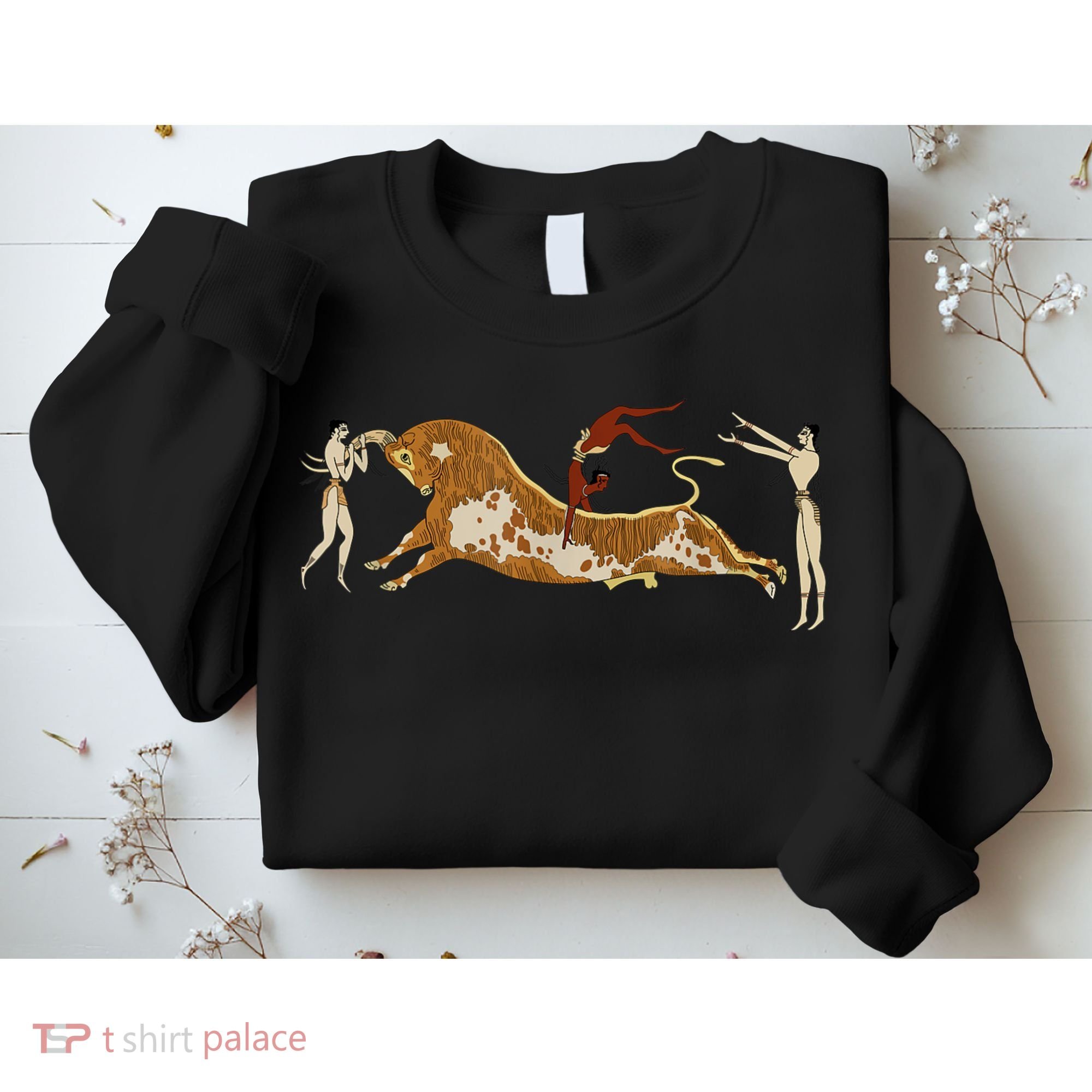 Minoan Bull Leaping Sweatshirt
