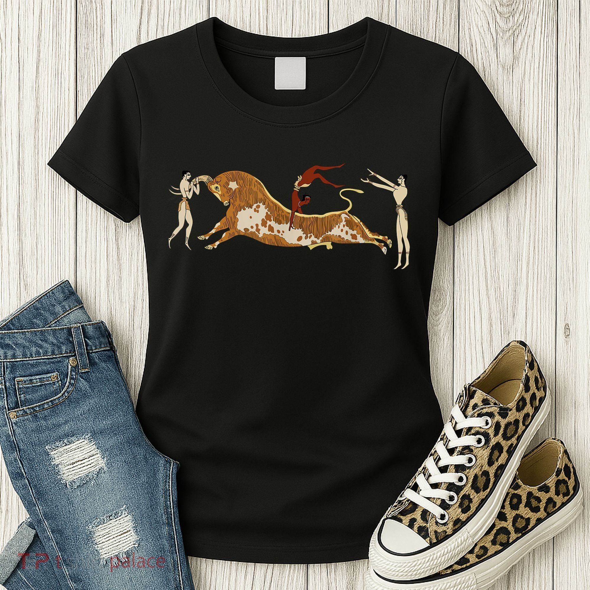 Minoan Bull Leaping Women's T-Shirt