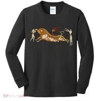 Minoan Bull Leaping Kids Long Sleeve Shirt thumb 0