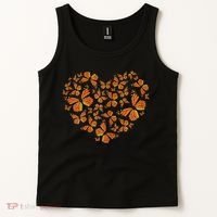 Monarch Butterfly Love Heart Tank Top thumb 2