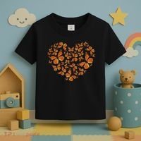 Monarch Butterfly Love Heart Toddler T-Shirt thumb 3