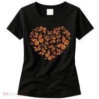 Monarch Butterfly Love Heart Women's T-Shirt thumb 0