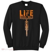 Mountain Bike Life Behind Bars Funny Biking Sweatshirt thumb 0