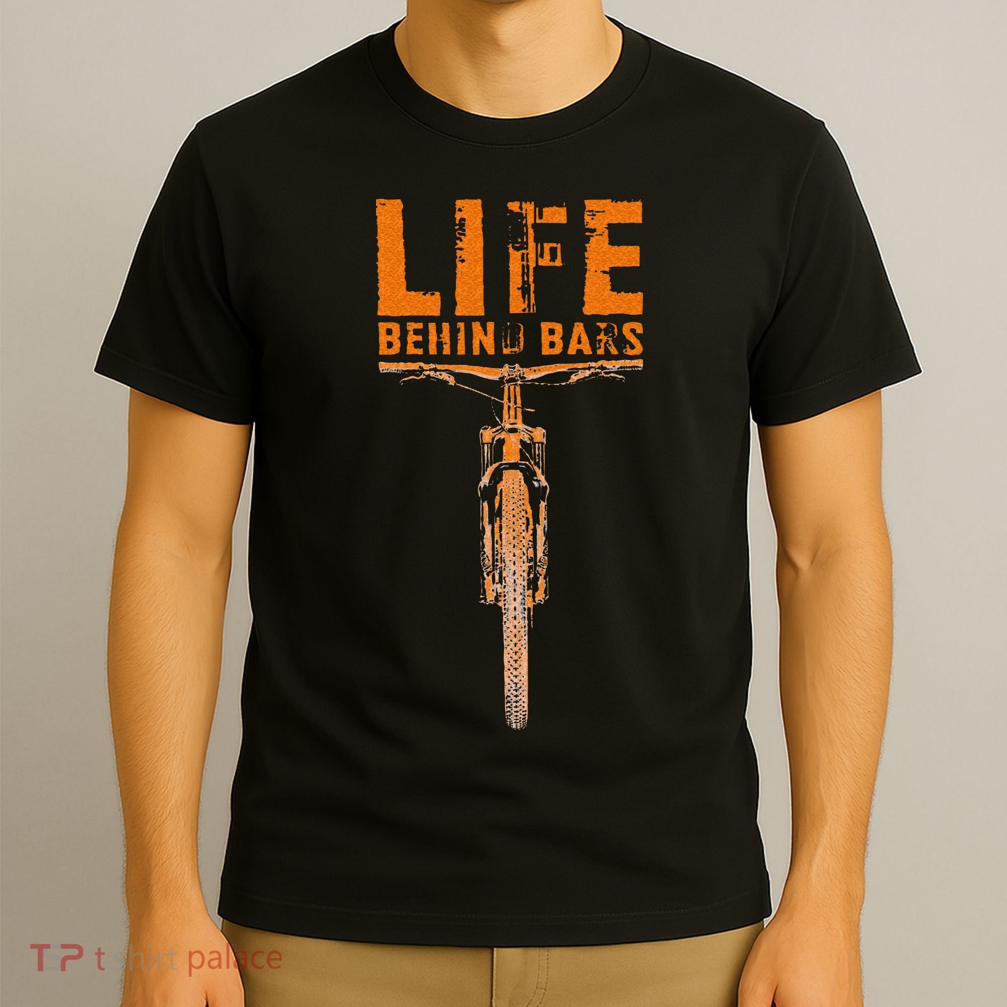 Mountain Bike Life Behind Bars Funny Biking T-Shirt