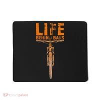 Mountain Bike Life Behind Bars Funny Biking Mousepad thumb 0