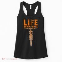 Mountain Bike Life Behind Bars Funny Biking Women's Tank Top thumb 0