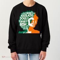 More Blacks More Dogs More Irishcool Giftirish Ireland Flag Gift Women's Sweatshirt thumb 0