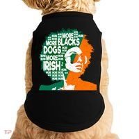 More Blacks More Dogs More Irishcool Giftirish Ireland Flag Gift Doggie Tank thumb 0