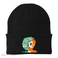 More Blacks More Dogs More Irishcool Giftirish Ireland Flag Gift Beanie thumb 0