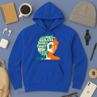 More Blacks More Dogs More Irishcool Giftirish Ireland Flag Gift Hoodie thumb 3