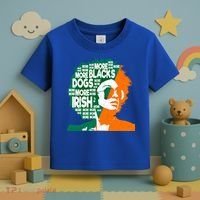 More Blacks More Dogs More Irishcool Giftirish Ireland Flag Gift Toddler T-Shirt thumb 3