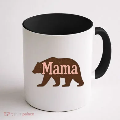Mama Bear Coffee Mug back