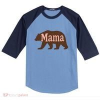 Mama Bear Raglan Baseball Sleeve Shirt thumb 0