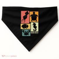 Marine Biology Marine Biologist USA-Made Doggie Bandana thumb 0