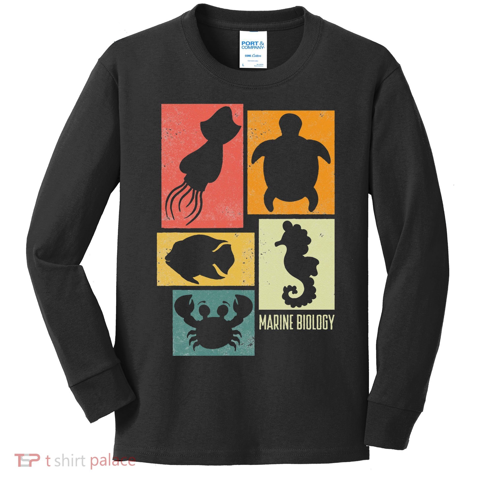 Marine Biology Marine Biologist Kids Long Sleeve Shirt
