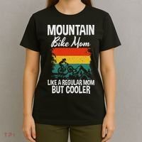 Mountain Bike Mom Like A Regular Mom But Cooler Bike Mom T-Shirt thumb 4