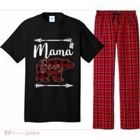 Mama Bear MotherS Day Mom Buffalo Plaid Gift Pajama Set thumb 0