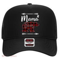 Mama Bear MotherS Day Mom Buffalo Plaid Gift Hat thumb 0