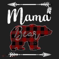 Mama Bear MotherS Day Mom Buffalo Plaid Gift Hat thumb 2