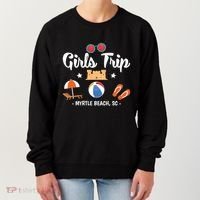Matching Bachelorette Myrtle Beach Trip Meaningful Gift Women's Sweatshirt thumb 0