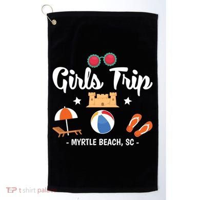 Matching Bachelorette Myrtle Beach Trip Meaningful Gift Golf Towel