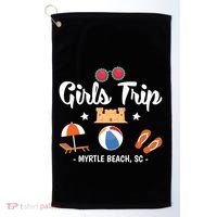 Matching Bachelorette Myrtle Beach Trip Meaningful Gift Golf Towel thumb 0