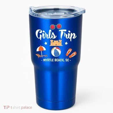 Matching Bachelorette Myrtle Beach Trip Meaningful Gift Tumbler