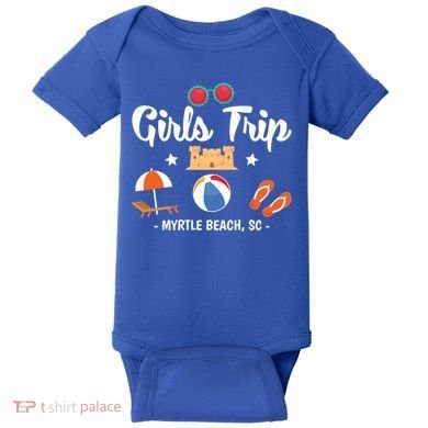 Matching Bachelorette Myrtle Beach Trip Meaningful Gift Baby Bodysuit