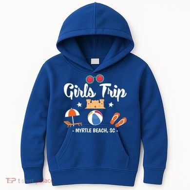 Matching Bachelorette Myrtle Beach Trip Meaningful Gift Kids Hoodie