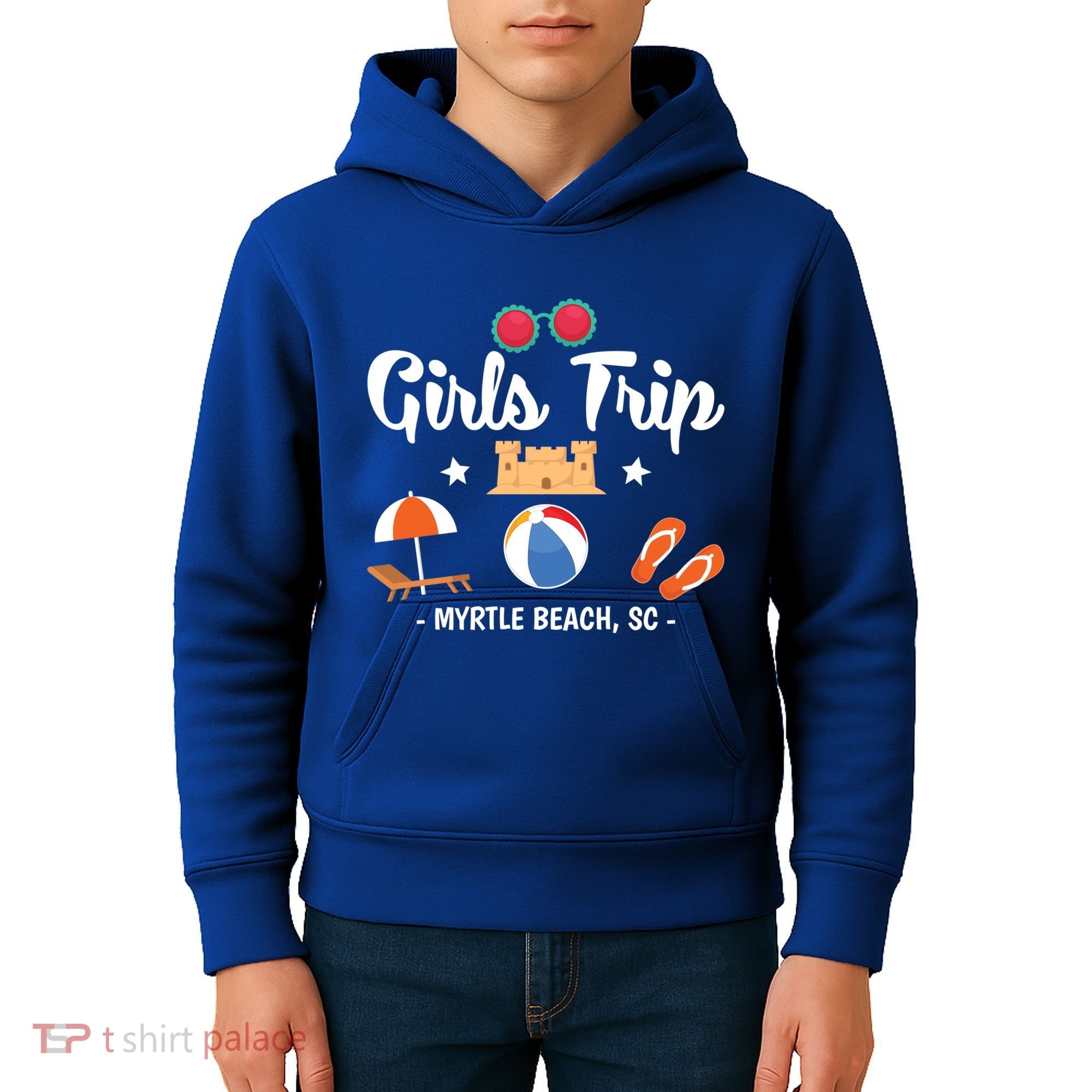 Matching Bachelorette Myrtle Beach Trip Meaningful Gift Kids Hoodie