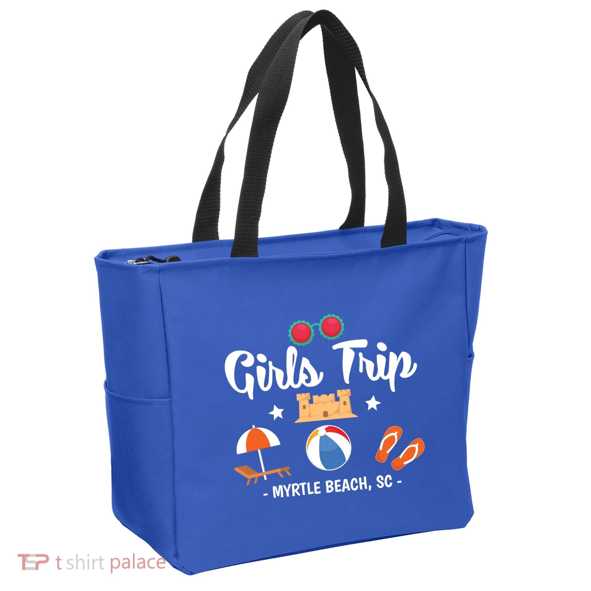 Matching Bachelorette Myrtle Beach Trip Meaningful Gift Tote Bag