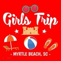 Matching Bachelorette Myrtle Beach Trip Meaningful Gift Santa Hat thumb 1