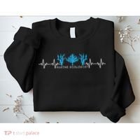 Marine Biologist Marine Biology Heartbeat Sweatshirt thumb 2
