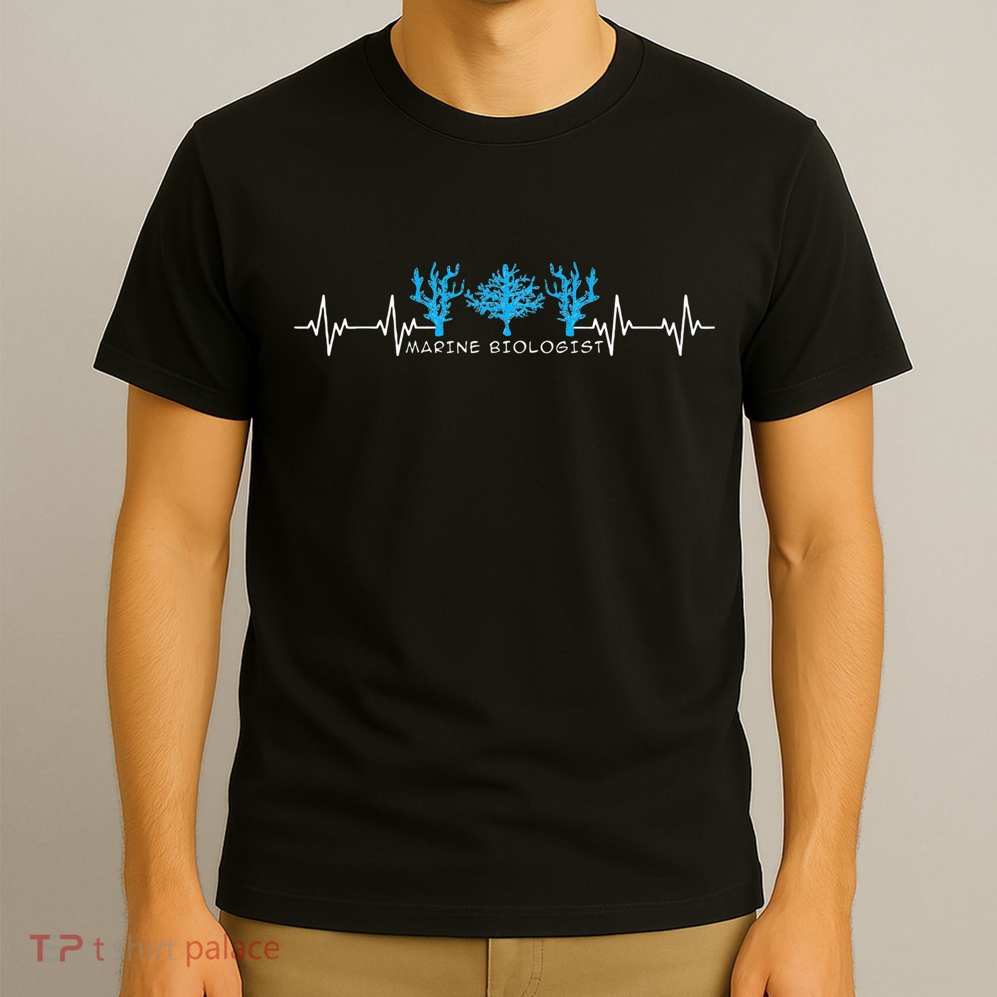 Marine Biologist Marine Biology Heartbeat T-Shirt
