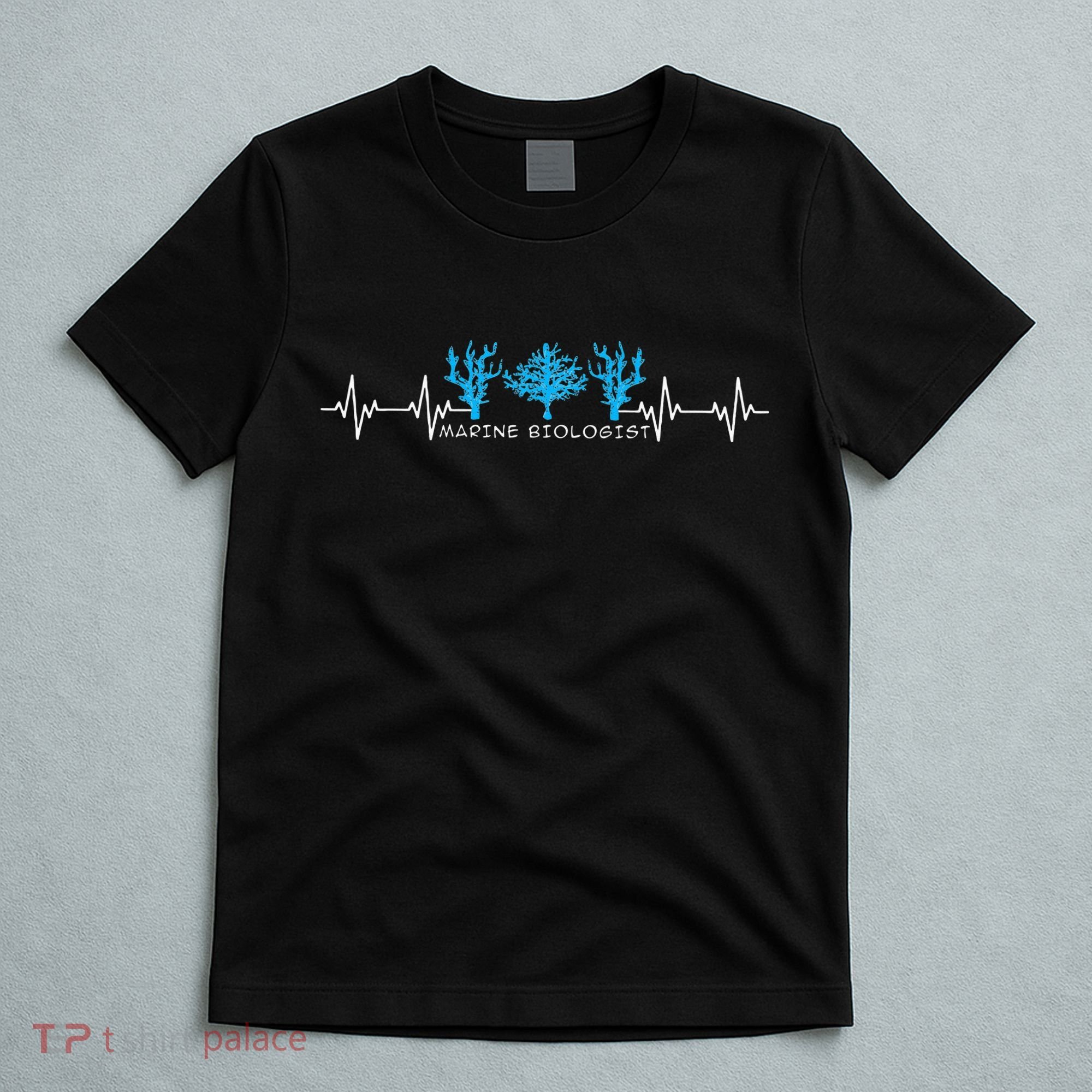 Marine Biologist Marine Biology Heartbeat T-Shirt