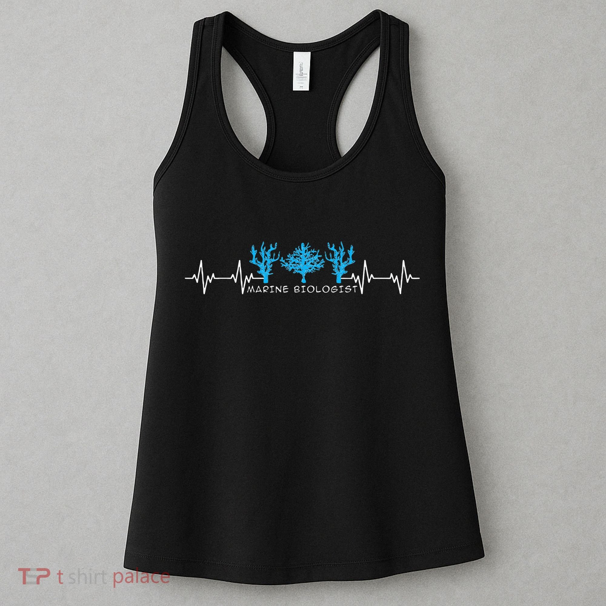 Marine Biologist Marine Biology Heartbeat Women's Tank Top