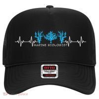 Marine Biologist Marine Biology Heartbeat Hat thumb 0