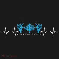 Marine Biologist Marine Biology Heartbeat Kids T-Shirt thumb 4