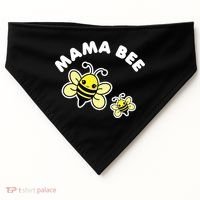 Mama Bee Mother's Day Cute Kawaii Bee Drawing Gift USA-Made Doggie Bandana thumb 0