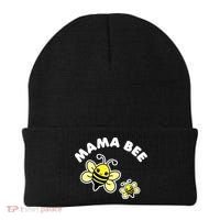 Mama Bee Mother's Day Cute Kawaii Bee Drawing Gift Beanie thumb 0
