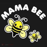 Mama Bee Mother's Day Cute Kawaii Bee Drawing Gift Ornament thumb 1