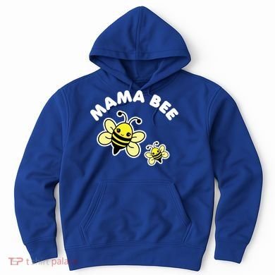 Mama Bee Mother's Day Cute Kawaii Bee Drawing Gift Hoodie