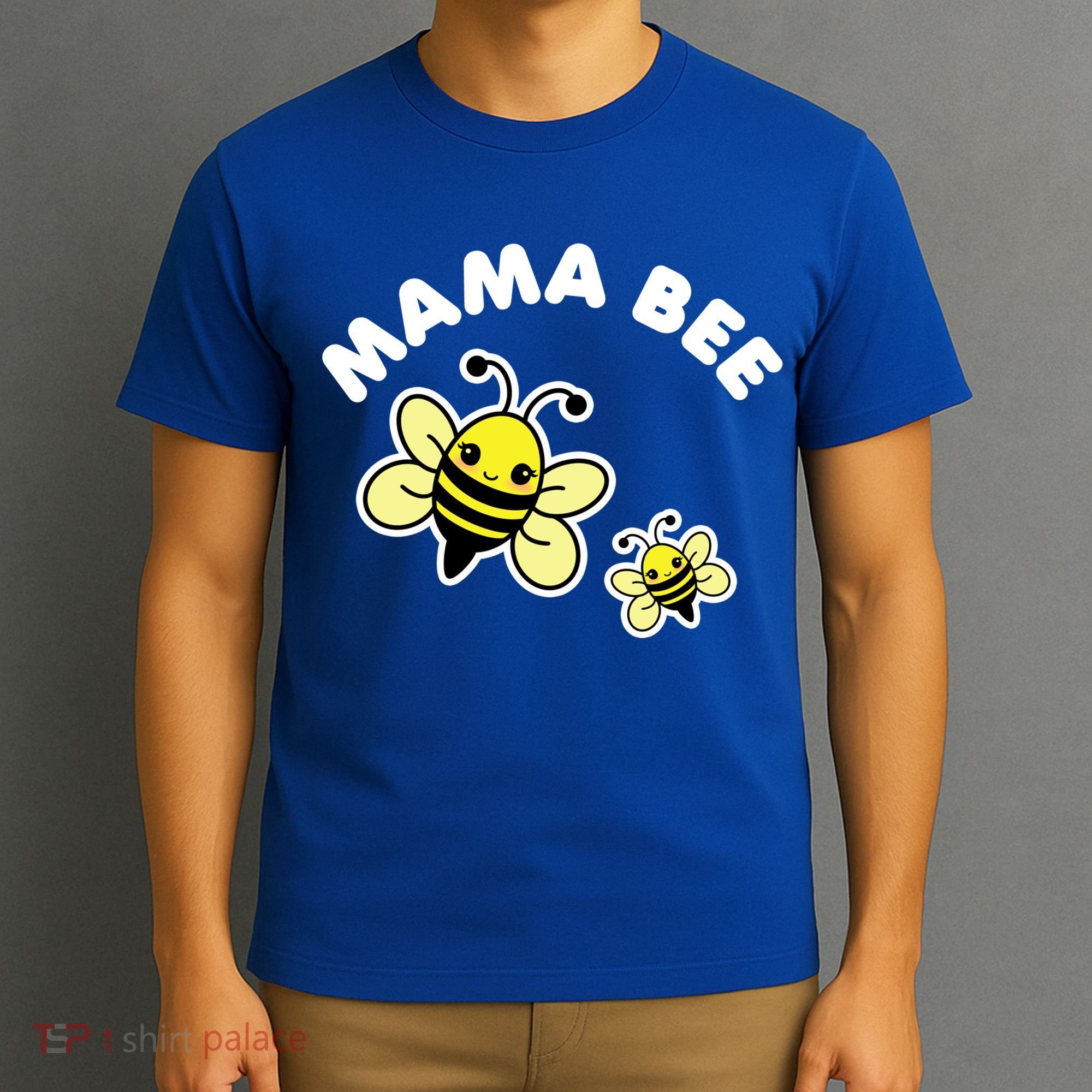 Mama Bee Mother's Day Cute Kawaii Bee Drawing Gift T-Shirt